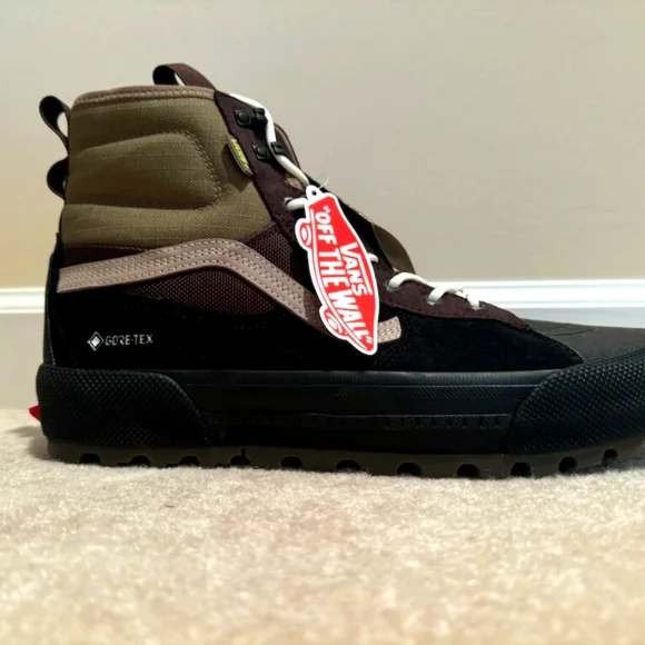 NEW Vans Sk8-Hi Gore-Tex MTE-3 Waterproof Winter Boot Shoe Brown Black Men